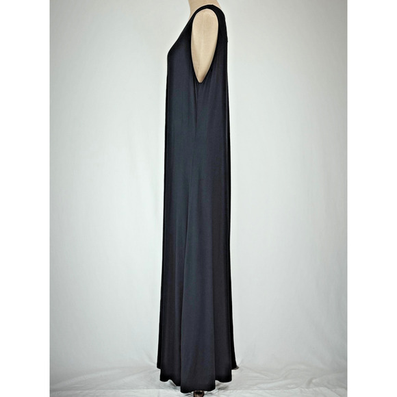 COMFY USA Black Sleeveless Tank Dress BEAUTIFUL ON!!! XL #0092 - Picture 2 of 5